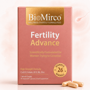 Fertility Advance - 300mg CoQ10 + 800µg Active 5-MTHF Folate