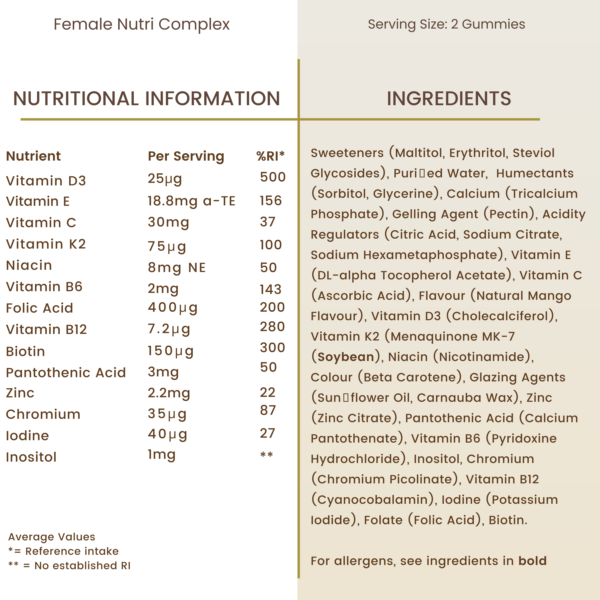 Female Nutri Complex Gummies - Image 6