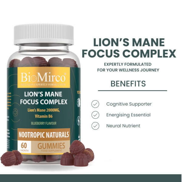 Lion’s Mane Focus Complex Gummies - Image 3