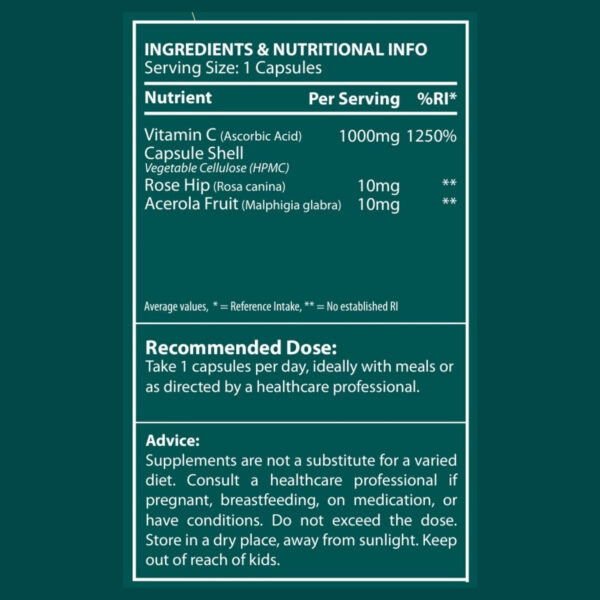 High Strength Vitamin C Complex 1000mg - Image 9